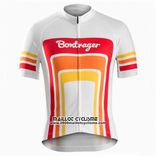 2016 Maillot Ciclismo Trek Bontrager Rouge et Blanc Manches Courtes et Cuissard